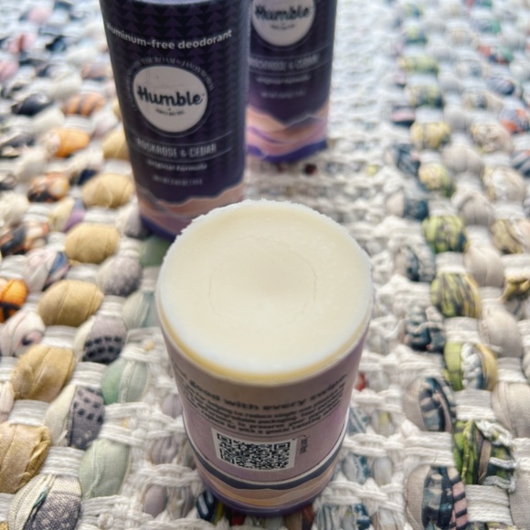 Lot of 3 Humble Brands Rockrose & Cedar Deodorants - Picture 4 of 4